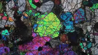 2.  Thin section video:  Peridotite 2