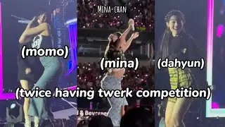 twice getting into *twerk fight* with this fan, then there's dahyun... 😂