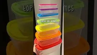 Toples set gemes, kontainer set warna warni lucu #racunshopee
