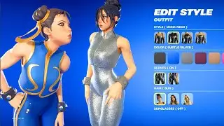 What if.. Chun-Li Wearing Kim Kardashian's Clothes in Fortnite