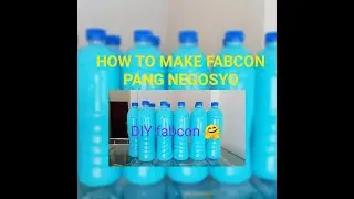 Paano ba gumawa ng DIY FABCON na pang negosyo??  MADALI LANG GAWIN 🙂