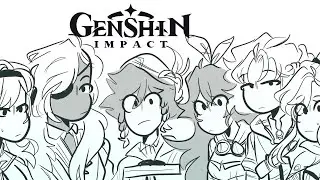 ¿Quién lo rompió? - Genshin Impact animatic (FANDUB)