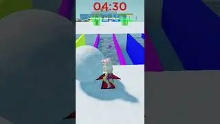 BARBIE SUPER SNOWBALL RACE !! 
