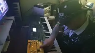 programming an iconic bassline on my Beringher TD3 (Roland T303).