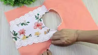 Nueva idea de costura Tierno vestido para niñas 2 Años