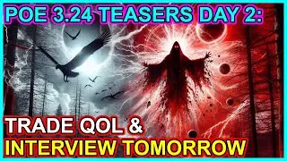 POE 3.24 Teaser Season Day 2. Trade QOL Upgrades - Pantheon Issues Fixed - Path of Exile Necropolis