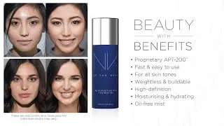 Airbrush finish with skin rejuvenation effects: NV, Beauty with Benefits