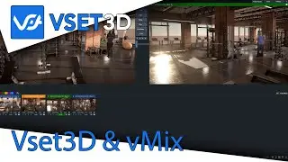 📺 Vset3D Virtual Studio and vMix