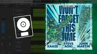 Steve Aoki & KAAZE - Won't Forget This Time ft. John Martin (Logic Pro Remake)