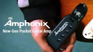SONICAKE Amphonix Bluetooth Headphone Guitar Amplifier Portable Pocket with Multi-Effects
