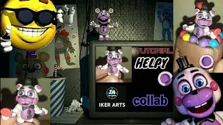 Helpy 🐼🎈(Freddy fazbear pizzería simulator/ FNAF 6) de plastilina (TUTORIAL) ⭐.