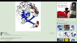 Browsing Deviantart: Sonic Art