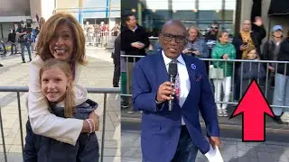 Katherine in the crowd during Today Show | May 9, 2022