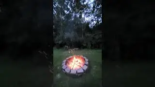 Backyard bonfire and bats Aug 21 2024