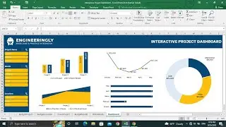 Interactive Project Dashboards in Ms. Excel using Pivot Tables and Slicers