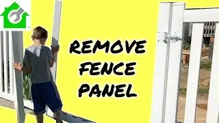 How to Remove a Vinyl Fence Panel