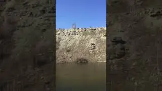 Забытый гипсовый карьер в Ужурском районе, близ села Белопольск
