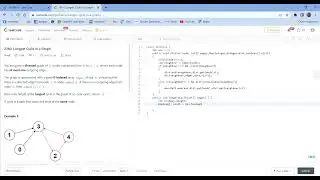 Longest Cycle in a Graph || JAVA discussion || LEETCODE Problems