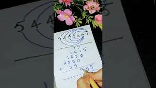 Amazing multiplication method #maths #multiplication #shorts