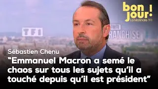 "Emmanuel Macron a semé le chaos sur tous les sujets qu'il a touché depuis qu'il est président"