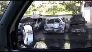 Kağıthane'deki araçların söndürüldükten sonra görüntüleri