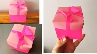 Kağıttan Hediye Kutusu Yapımı | DIY Gift Box