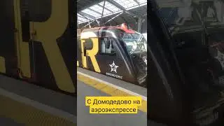 С Домодедово на аэроэкспрессе🙃