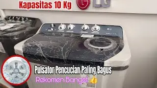 MESIN CUCI LG P1000RT 2 TABUNG KAPASITAS 10 KG || Roller Jet Pulsator