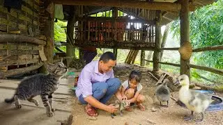 Farm Life - Father and Daughter Bring More Cats and 2 Geese back To The Farm