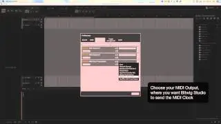 Bitwig Studio - Sending MIDI Clock