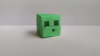 Minecraft Papercraft - movable slime