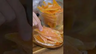 Stop Throwing Away Orange Peel! Make the Fondest Snack (Only 2 Ingredients)