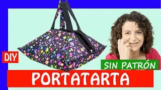 🎂 Cómo hacer 1 PORTA TARTAS de tela | MUY FÁCIL ✅