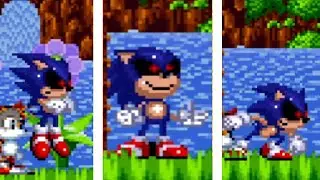 Exetior Sonic.exe in Sonic Mania Plus | Sonic Mania Mods
