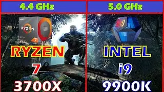 RYZEN7 3700X vs INTEL i9 9900K | Gaming Benchmark |