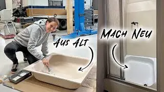 Dusche aus alten Teilen neu aufbauen! 💪🏼VW LT 40 Clou 570 Family Camper!