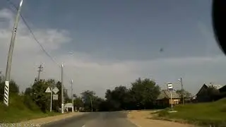 Ямы на дороге в станице Тверской