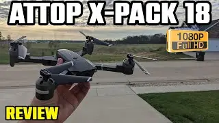 Attop X-Pack 18 Foldable 1080p Camera Drone Review