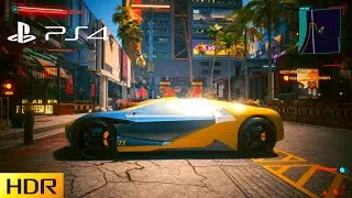 CYBERPUNK 2077 NEW PATCH 1.52 UPDATE - PS4 Slim Gameplay Performance & Graphics Test #10