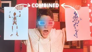 TWO DRAWINGS In ONE PICTURE With 3D Glasses!