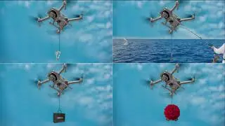 DJI Air 2 Accessories Airdrop System Fishing Bait Wedding Ring Deliver Throw Gift Deliver Thrower