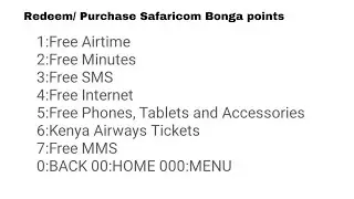 How to Redeem Safaricom Bonga Points|| Purchase Safaricom Bonga Points