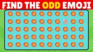 Find the ODD One Out  Emoji Quiz | Easy, Medium, Hard 🕵️‍♂️🔍😄