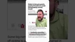 10/8/24 - Diddy Update - Celebs paying hush money to keep victims quiet