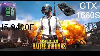 PUBG MOBILE FPS test Intel I5 9400F GTX 1660 SUPER