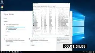 Visual Studio 2017 installed in 3 minutes 50 seconds