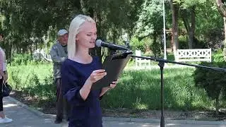 Екатерина Мимрук. Пушкинский день. Арт-клуб "Февраль" в сквере Пушкина.
