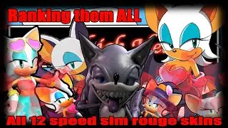 RANKING EVERY ROUGE THE BAT SKIN (Sonic Speed Simulator)