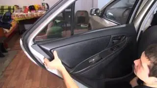Geely MK rear door disassembly