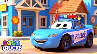 Learn Color The Vehicle The Muffin Man song  + More Nursery Rhymes & Kids Songs - GoGotrucks